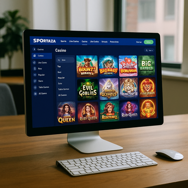 Sportaza - Intuitivní Design Platformy - Desktop Verze