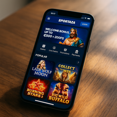 Sportaza - Mobilní Verze Platformy - Responzivní Design